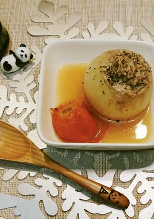 あずちんボーンブロス☆玉ねぎのファルシー-レシピのメイン写真