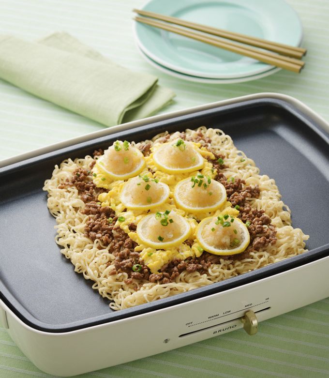 サッポロ一番 瓦そば風さっぱり焼きめん-レシピのメイン写真