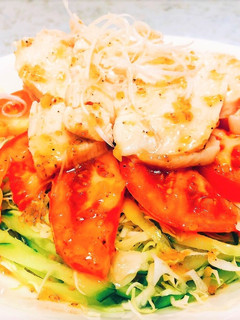 簡単!バンバンジー風サラダ-レシピのメイン写真