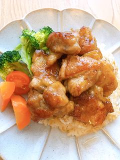ご飯が進む!美味しい簡単甘辛チキン丼-レシピのメイン写真