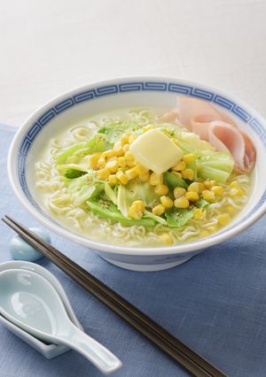 レンジで！塩バターコーンラーメン-レシピのメイン写真