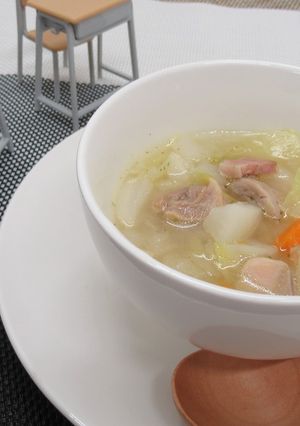 冬野菜のポトフ@高梁川流域学校給食-レシピのメイン写真