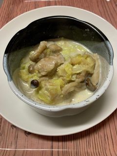 チキンと白菜のクリーム煮-レシピのメイン写真