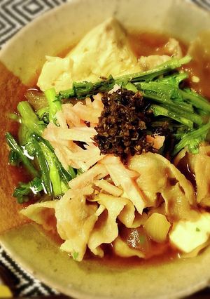 春菊の肉豆腐♪-レシピのメイン写真