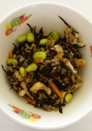 ひじきとツナの煮物　★宇都宮学校給食-レシピのメイン写真