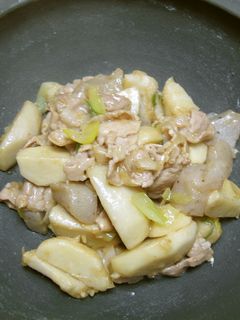 里芋と豚肉のオイスターソース炒め☆-レシピのメイン写真