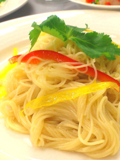 【丸大豆生しょうゆ】あえそうめん-レシピのメイン写真