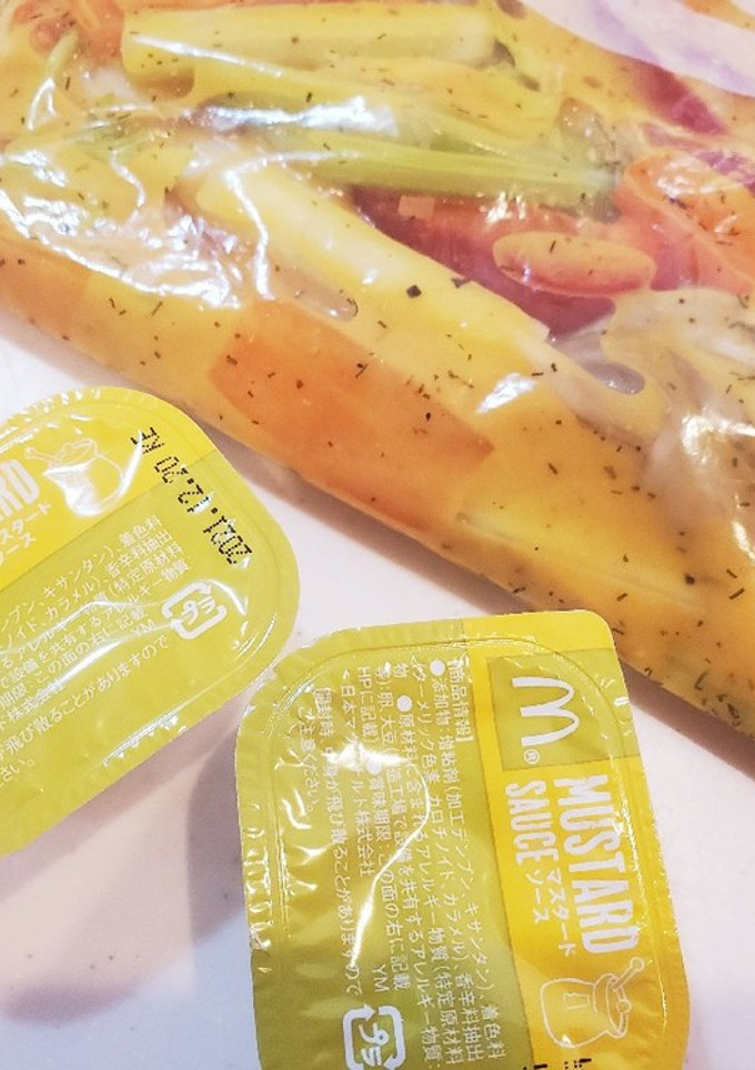 マックのマスタードを有効活用♪ピクルス-レシピのメイン写真