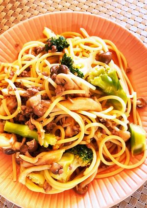 簡単♪温活♪生姜和風めんつゆパスタ-レシピのメイン写真