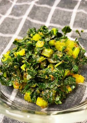 大根の葉 魚粉合え (菜飯に最適)-レシピのメイン写真