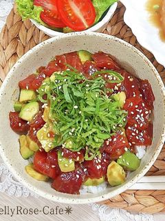 【簡単】味付け簡単☆マグロのポキ丼-レシピのメイン写真
