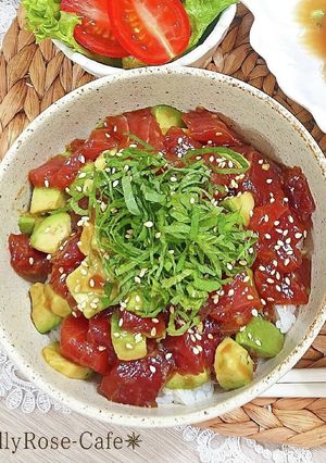 【簡単】味付け簡単☆マグロのポキ丼-レシピのメイン写真