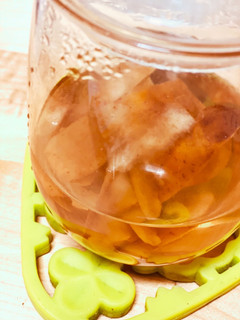 レンジりんごとホットアップルtea-レシピのメイン写真