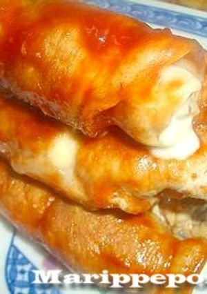豚肉のチーズ&人参巻き~ケチャップ味~-レシピのメイン写真