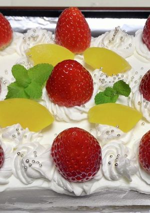 簡単デコレーションケーキ-レシピのメイン写真