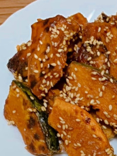 甘辛かぼちゃ-レシピのメイン写真