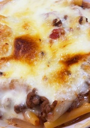★ひき肉deトマトクリームグラタン★-レシピのメイン写真