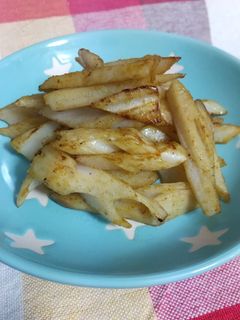 レンコンのカレーしょう油炒め-レシピのメイン写真