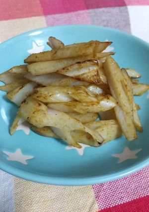 レンコンのカレーしょう油炒め-レシピのメイン写真
