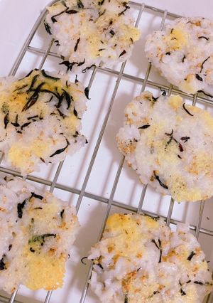 離乳食✿ひじきとチーズの手づかみおやき-レシピのメイン写真