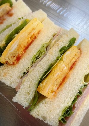サンドウィッチ弁当-レシピのメイン写真