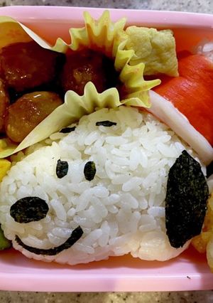 スヌーピーのサンタさん弁当☆クリスマス-レシピのメイン写真