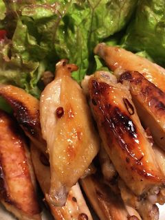 手羽中の甘辛てりてりオーブン焼き♪-レシピのメイン写真