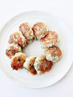 擦り下ろし蓮根で【蓮根海老チーズ焼き】-レシピのメイン写真