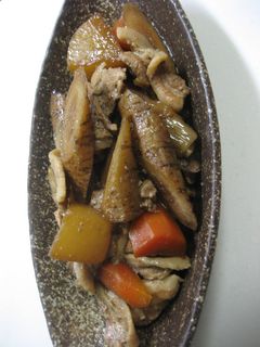 炊飯器で☆ごぼうと豚肉の煮物-レシピのメイン写真