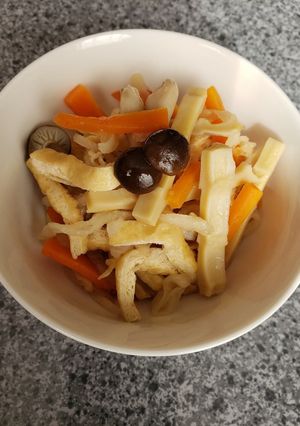 干しタケノコと切干大根の煮物-レシピのメイン写真