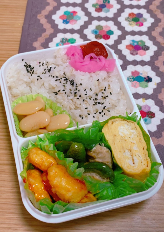 お弁当の献立④〜(o˘◡˘o)♡-レシピのメイン写真