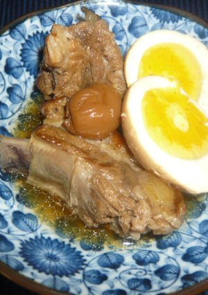 簡単ヘルシー☆スペアリブのさっぱり梅酢煮-レシピのメイン写真
