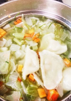 ワンタン野菜スープ-レシピのメイン写真