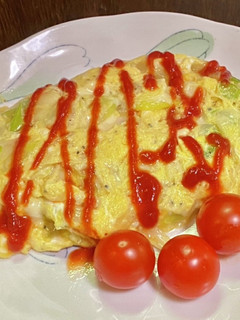 長ネギのオムレツ-レシピのメイン写真
