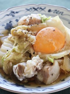 レンジで簡単!豚バラと白菜の煮物-レシピのメイン写真