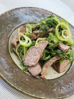 牛肉のネギ塩レモン和え-レシピのメイン写真