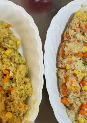 ドライカレー風チャーハン(取り分け)-レシピのメイン写真