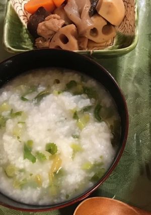 七草粥　カブの葉とセリで十分美味しい-レシピのメイン写真