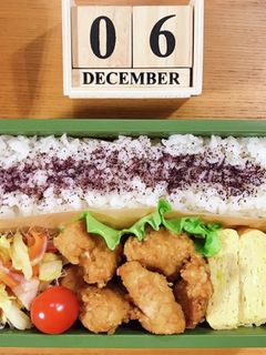 鶏ささみの唐揚げ弁当 21/12.6-レシピのメイン写真