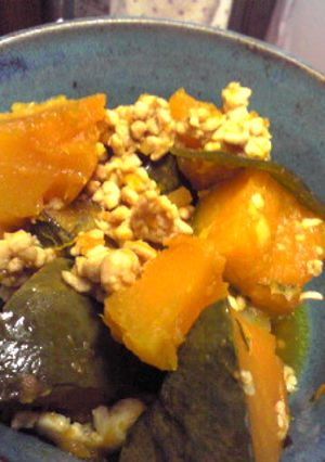 かぼちゃの鶏そぼろ煮-レシピのメイン写真