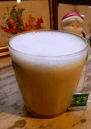 ほうじ茶アーモンドミルクラテ-レシピのメイン写真