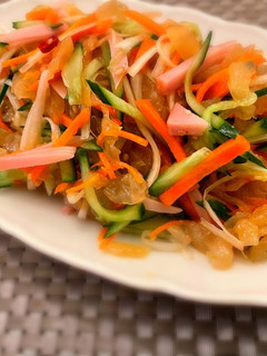 味付け不要♡中華風クラゲサラダ-レシピのメイン写真