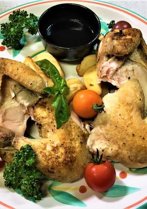 失敗しない！クリスマスローストチキン　-レシピのメイン写真