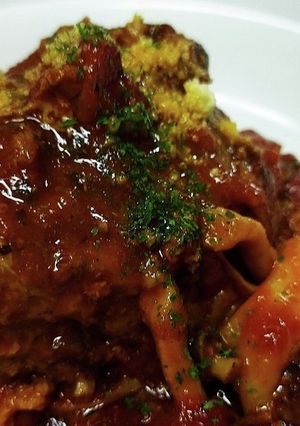 失敗知らず！圧力鍋で煮込みハンバーグ-レシピのメイン写真