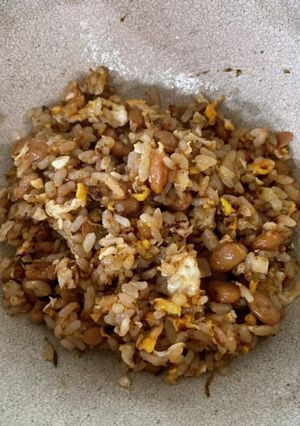 超時短！海苔の佃煮と納豆チャーハン-レシピのメイン写真