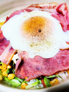 ベーコンエッグ丼-レシピのメイン写真
