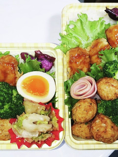【夫婦弁当181】メインは冷食★-レシピのメイン写真