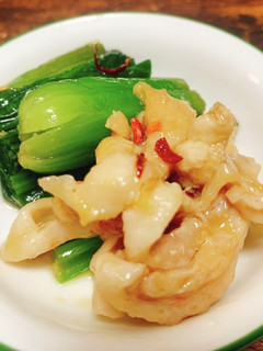 鶏皮と小松菜の中華お浸し-レシピのメイン写真