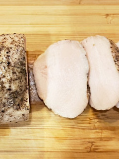 しっとり鶏ハム(温度計で低温調理)-レシピのメイン写真