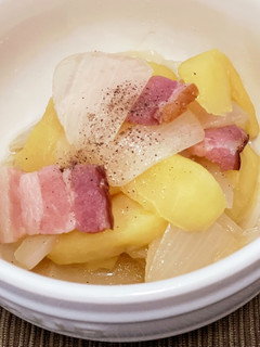 りんご 玉ねぎ ベーコン煮-レシピのメイン写真